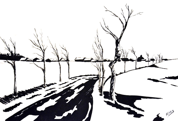 E003 Arbres l'hiver